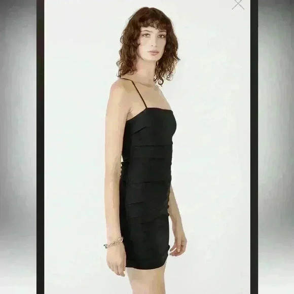 BARDOT- NWT COCO MINI DRESS IN BLACK Sz XS - Picture 3 of 10